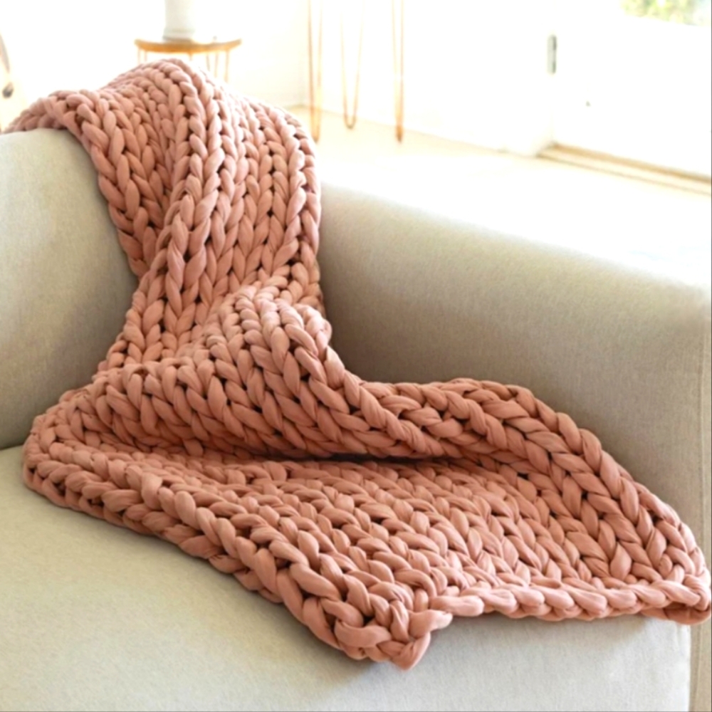 Bearaby Evening Rose 25lbs Weighted Blanket